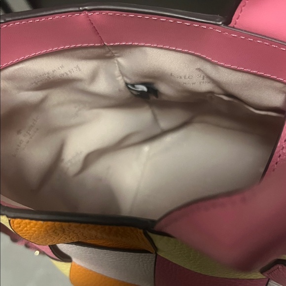 Kate Spade Vibrant Pink and Yellow Tote - Picture 3 of 10